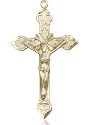 [0635GF] 14kt Gold Filled Crucifix Medal