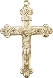 [0639GF] 14kt Gold Filled Crucifix Medal
