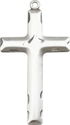 [0644YSSY] Sterling Silver Cross Medal - With Box