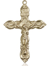 [0646GF] 14kt Gold Filled Crucifix Medal