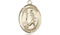 [8030GF] 14kt Gold Filled Saint Dominic de Guzman Medal
