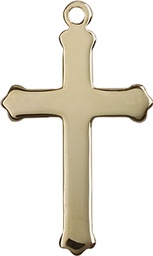 [0651YGF1] 14kt Gold Filled Cross Medal