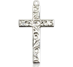 [0652YSS] Sterling Silver Cross Medal