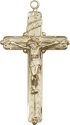 [0655GF] 14kt Gold Filled Crucifix Medal