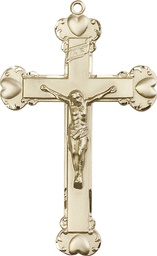 [0660GF] 14kt Gold Filled Crucifix Medal