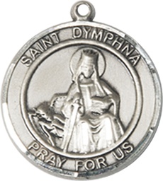 [8032RDSS] Sterling Silver Saint Dymphna Medal