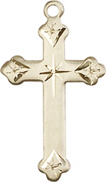 [0667GF] 14kt Gold Filled Cross Medal