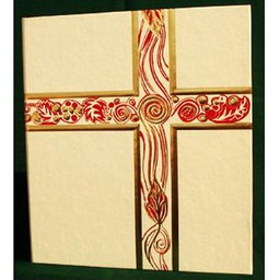 [3356] Ceremonial Binder Ivory With Gold Foil
