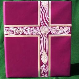 [6630] Ceremonial Binder Violet Purple/Silver
