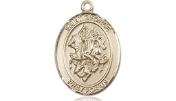 [8040GF] 14kt Gold Filled Saint George Medal