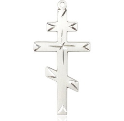 [0251SS] Sterling Silver Cross Medal