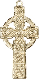 [0252GF] 14kt Gold Filled Kilklispeen Cross Medal