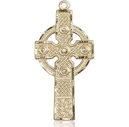 [0252GF] 14kt Gold Filled Kilklispeen Cross Medal