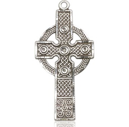 [0252SS] Sterling Silver Kilklispeen Cross Medal