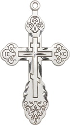 [0262SS] Sterling Silver Vladimir Cross Medal