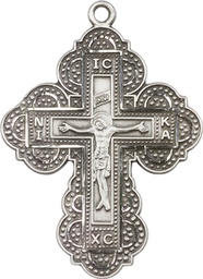 [0266SS] Sterling Silver Irene Cross Medal