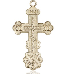 [0269GF] 14kt Gold Filled Kiev Cross Medal