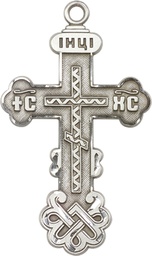 [0269SS] Sterling Silver Kiev Cross Medal