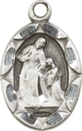 [0301ASS] Sterling Silver Saint Ann Medal