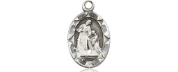 [0301ASS] Sterling Silver Saint Ann Medal