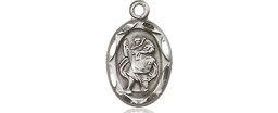 [0301CSS] Sterling Silver Saint Christopher Medal