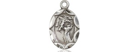 [0301FCSS] Sterling Silver Saint Francis Medal