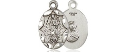 [0301FSS] Sterling Silver Our Lady of Guadalupe Medal