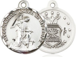 [0341SS1] Sterling Silver Guardian Angel Air Force Medal