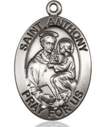 [0421SS] Sterling Silver Saint Anthony Medal