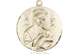 [0567GF] 14kt Gold Filled Our Lady of Perpetual Help Medal