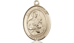 [8042GF] 14kt Gold Filled Saint Gerard Majella Medal
