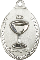 [0599WSS] Sterling Silver Communion Medal