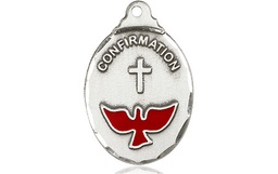 [0599XSS] Sterling Silver Confirmation Medal