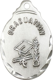 [0599ZSS] Sterling Silver Graduate Medal