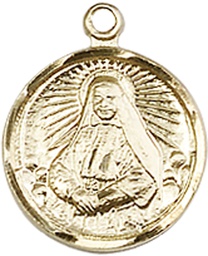 [0601OGF] 14kt Gold Filled Saint Cabrini Medal