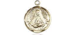 [0601OGF] 14kt Gold Filled Saint Cabrini Medal