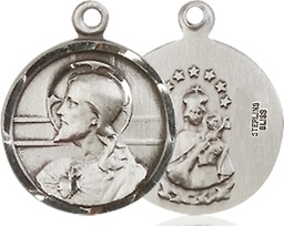 [0601SSS] Sterling Silver Scapular Medal