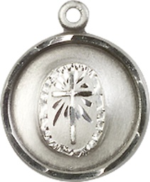 [0601YSS] Sterling Silver Cross Medal