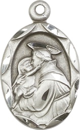 [0612DSS] Sterling Silver Saint Anthony of Padua Medal