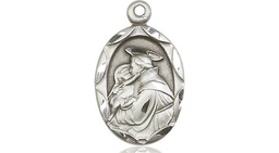 [0612DSS] Sterling Silver Saint Anthony of Padua Medal