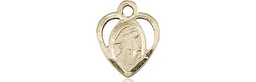 [5407KT] 14kt Gold Guardian Angel Medal