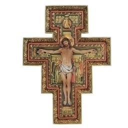 [RO-40702] 17.75&quot; San Damiano Cross