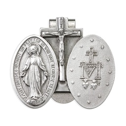 [HI-V-5253] Miraculous Medal Visor Clip
