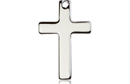 [0110YSS] Sterling Silver Cross Medal