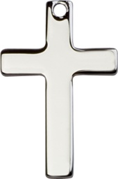 [0110YSS] Sterling Silver Cross Medal