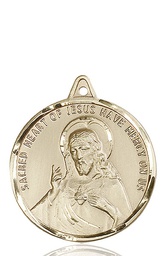 [0203SKT] 14kt Gold Scapular Medal