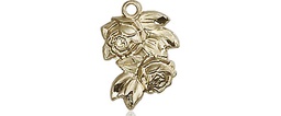 [0204GF] 14kt Gold Filled Rose Medal