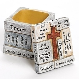 [RO-46462] 2.25"H Crossword Trinket Box