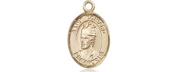 [9026KT] 14kt Gold Saint Edward the Confessor Medal