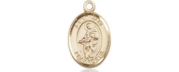 [9029KT] 14kt Gold Saint Jane of Valois Medal